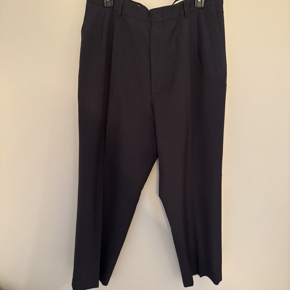 Vintage Levi's Travelers Dress Slacks 36x30 Gray Flat Front Talon Zip